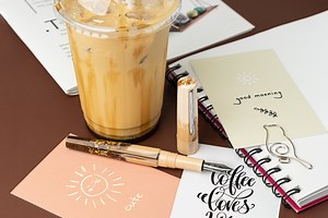 BENU Euphoria Fountain Pen - Iced Caramel Latte (Special Edition) - The Goulet Pen Company