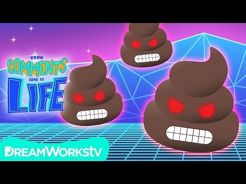 EVIL POOP EMOJIS + Emoji Madness Times A Million | YOUR COMMENTS COME TO LIFE!