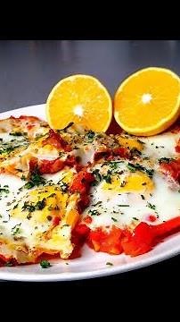 How to Make Perfect Shakshuka | Easy & Delicious Recipe! Egg & Tomato🍅🥚#recipe #Shakshuka