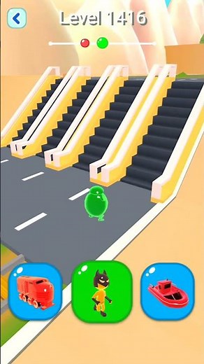 Shape-shifting Funny Race All Level Gameplay Walkthrough Master Level #1416 BeamNG.drive #Shorts