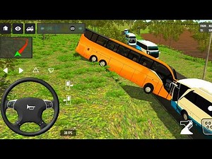 BUS SIMULATOR INDONESIA|| Bus🚌 Driving👮‍♂️ City euro Coach bus Simulator 🔥-Android Gameplay Bus 2024