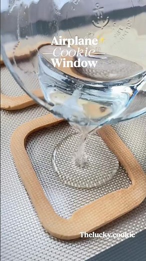 Cute Airplane Window Cookie Recipes and Cutters link in bio #cookiedecorating #asmr #satisfying