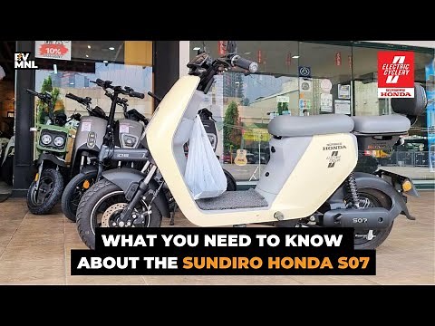 (1 of 4) Sundiro Honda S07 & S08 Review | Electric Cyclery | Electric Vehicle Manila