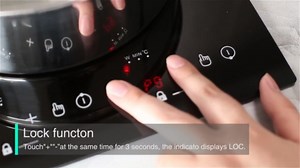 12“ Induction Cooktop, Double Induction Cooktop 2 Burner 110v-120v Electric Stove Top, Countertop and Built-in, 9 Power Levels, Child Lock, 120 Mins Timer