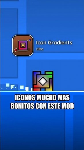 Mod: Icon Gradients #geometrydash #gdupdate #gd #geode #mods