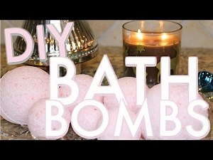 HOW TO MAKE BATH BOMBS RECIPE - DIY LUSH Inspired