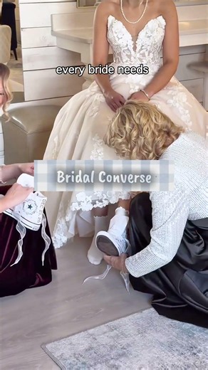 Hope all 2026 brides will see this! Wedding Converse