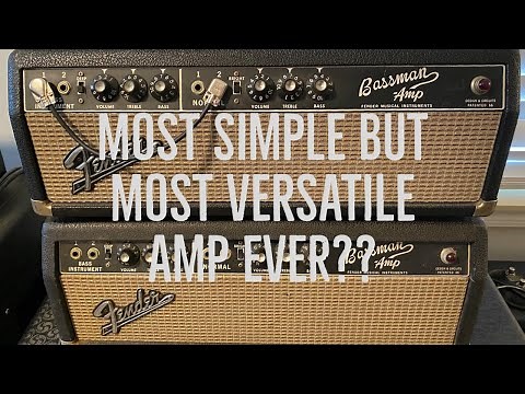 Most Simple But Most Versatile Amp Ever?? 1960s Fender Blackface Bassman!