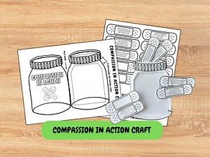 Compassion in Action Printable Craft for Kids, the Good Samaritan Activity, Christian Sunday School Craft, Childrens Lesson on Compassion - Etsy