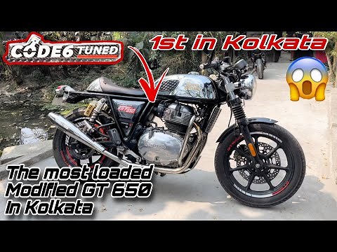 ECU remaping in GT650| 1st Code6 tuned in Kolkata 🥵🔥|2023 Gt650 | Bahut pataka marta hain⚡️