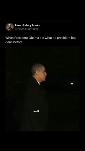 In October 2009, Barack Obama became the first president to participate in a “dignified transfer” of the remains of 15 soldiers and 3 Drug Enforcement Agency agents at Dover Air Force Base. He arrived in the middle of the night, privately met with each and every family, and then stood there and solemnly salutes for 45 straight minutes as the soldiers’ caskets were removed from the plane. Actions speak louder than words. | History Facts & Stories