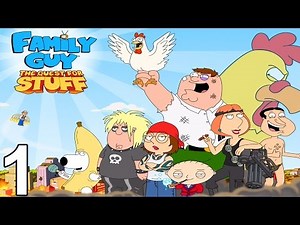 Family Guy: The Quest for Stuff Walkthrough Gameplay Part 1 - Levels 1-2 (iOS Android)