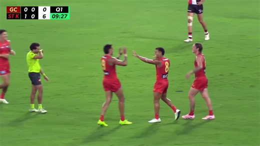 New Suns Christian Petracca and Jamarra Ugle-Hagan combine to set up Leo Lombard ☀️ Watch this week’s match simulations live on Fox Sports, available on Kayo Sports and Foxtel. | AFL