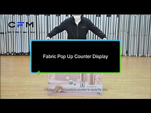 How to Install A Fabric Pop Up Counter Display