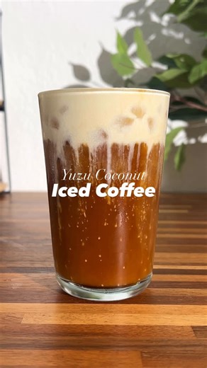 Coffee Recipes & more | Yuzu Coconut Iced Coffee 🍋 Recipe 👇🏼 Recipe: - prepare yuzu cold foam * add 90ml/3oz heavy cream or oat cream to a glass * add 3 teaspoons... | Instagram