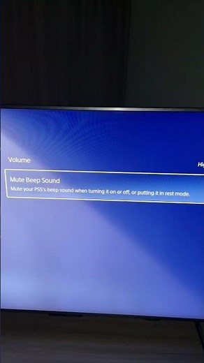 PS5 How To Turn Off Beep Sound