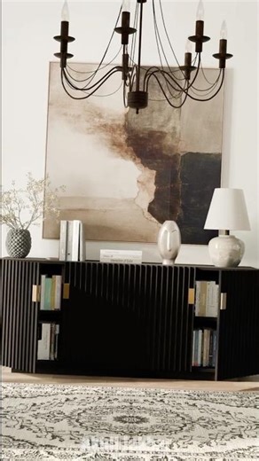 Black Wood Cabinet Animation #ikea #homedecor