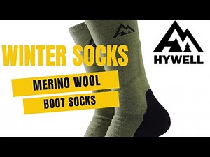 Hywell Merino wool boot socks. Ideal for winter.
