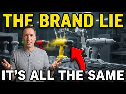 2 Companies Secretly Make Every Cordless Tool You Own (The Brand Name Lie)