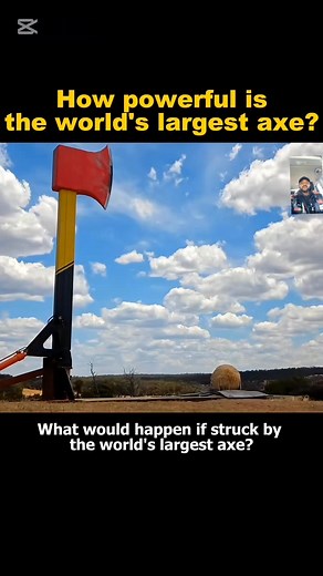 What is the magnitude of power of the world's largest axe? 🤔💪🔥#AXE #facts #viralreels #tag | Mike King