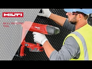 Fastening Demo: Fasten conduit clips to steel using Hilti BX 3-L 02 nailer