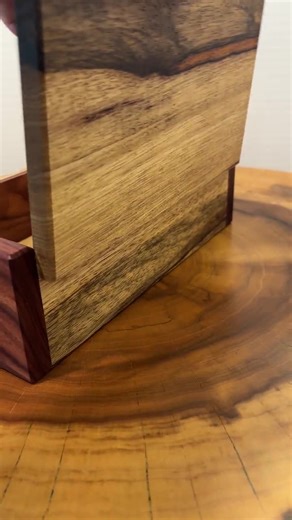 Wood Box / Wooden Box With Lid / Wood Hinged Lid / Hand Crafted / Keepsake Box / Black Limba and Morado Wood / Jewelry Box / Storage Box - Etsy