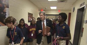 Inside Sen. John Kennedy's middle school civics class