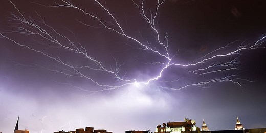 US Severe Thunderstorm Warning map