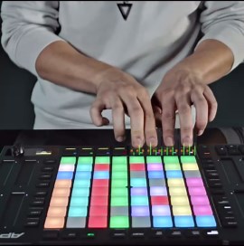 Akai Professional on Instagram: "Touch the Future of Ableton Live control with APC64. Featuring 64 RGB pads, 8 assignable Touch Strips and more, APC64 is a leap forward in music production and performance for Ableton Live. Hit the link in the stories to watch the full video and learn more"