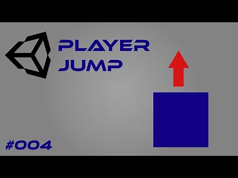 Player mit der Leertaste springen lassen | Unity Anfänger Tutorial Deutsch