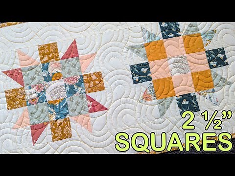 How to Make a Stunning Petal Burst with 5" Squares or 2 ½" Strips