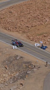 87K views · 958 reactions | Victory at the Pikes Peak International Hill Climb! Romain Dumas piloted the F-150 Lightning SuperTruck up America's Mountain to earn quickest overall time at the 102nd running of the hill climb! ⚡️ | Ford Racing | Facebook