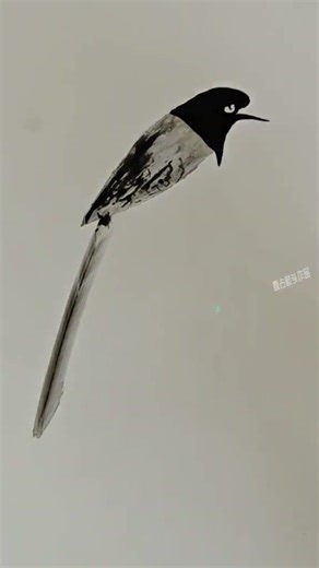 Daily Painting: Freehand Flower and Bird Art with Toilet Paper!
