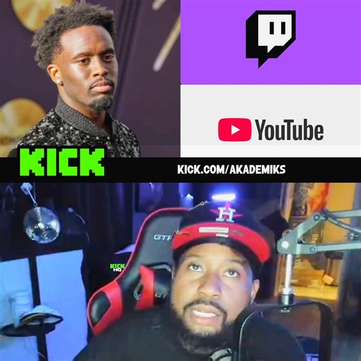 Dj Akademiks says that Kai Cenat now streaming on both Twitch & Youtube is a huge deal because it signals that Twitch has nothing to offer anymore 👀“..he could move the industry and him doing this here I think is gonna start shattering the building blocks for Twitch..”