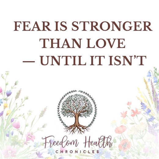 Fear Is Stronger Than Love— Until It Isn’t