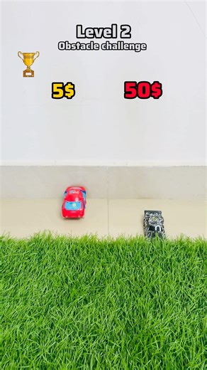 RC 5$ vs 50$ challenge levels #rc #car #toyshortz #challenge