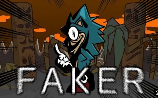 Friday Night Funkin' VS. Sonic.EXE - FAKER [REMIX]