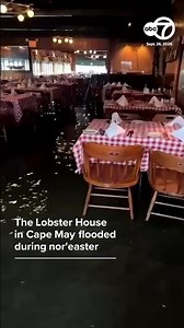 The Lobster House in Cap May flooded during nor'easter #shorts #nj #weather