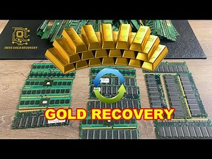 Gold Recovery from Ram cards. How much gold in rams. Ram Recycling.