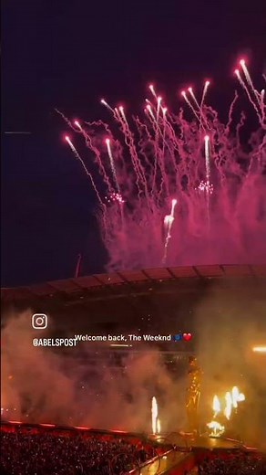 The Weeknd - Moth To A Flame (Live In Manchester UK 2026.06.11) - #theweeknd #mikedean #playboicarti