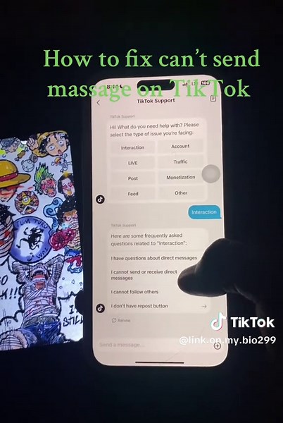 Cómo arreglar problemas de mensajes en TikTok