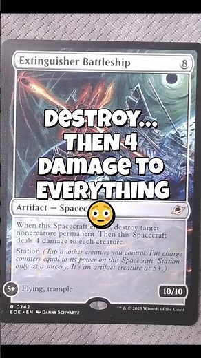 This Thing Is A MONSTER 🔥! -Extinguisher Battleship(EOE) #mtg