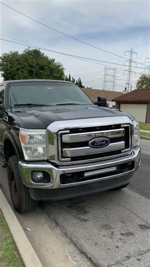 Ford Excursion with a 3rd Generation Super Duty Front end ! A conversion.