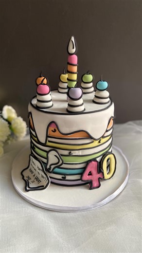 Nanté Patisserie & Cake Studio | Delhi NCR by Nandita Saxena | Layers of rich chocolate mousse & silky ganache,wrapped in a cake that POPS like a cartoon!🫣✨ Because life’s too short for boring cakes... | Instagram