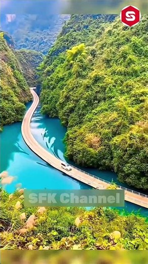Cây Cầu Khiến Xe Cộ Trông Như Đang Chạy Trên Nước
