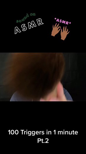 100 Triggers in 1 min PT.2 #asmr #asmrsounds #asmrtiktoks #asmrvideo