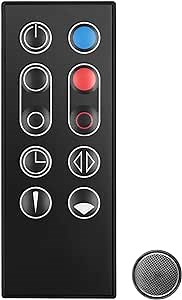 966538-01 Replacement Fan Remote Control for Dyson AM09 Hot + Cool Heater Tower Fan with Battery with Magnetism
