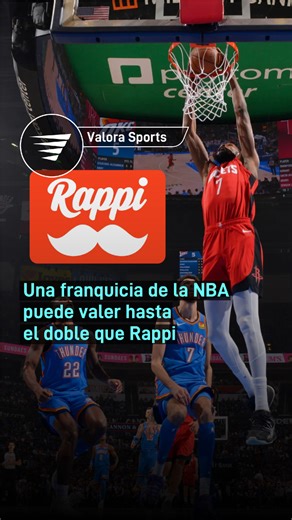🏀 Franquicias de la NBA valen más que grandes startups como Rappi En Valora Sports analizamos cómo el valor de las franquicias de la NBA supera incluso al de grandes startups latinoamericanas. Mientras Rappi está valorada en US$5.250 millones, el costo promedio de un equipo de la liga ya supera los US$5.500 millones. Casos emblemáticos como los Golden State Warriors, con más de US$11.000 millones, y los Lakers, cercanos a US$10.000 millones, reflejan el enorme peso económico del negocio deporti