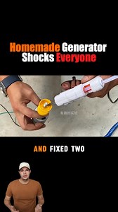 Homemade Generator Shocks Everyone #DIYPower #FreeEnergy #HomemadeGenerator #LifeHack #EngineeringMagic | Tips of the Day