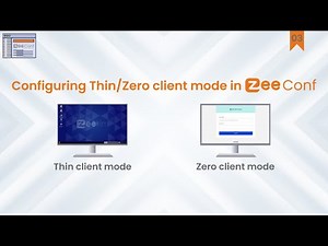 Thin or Zero client mode with ZeeTim